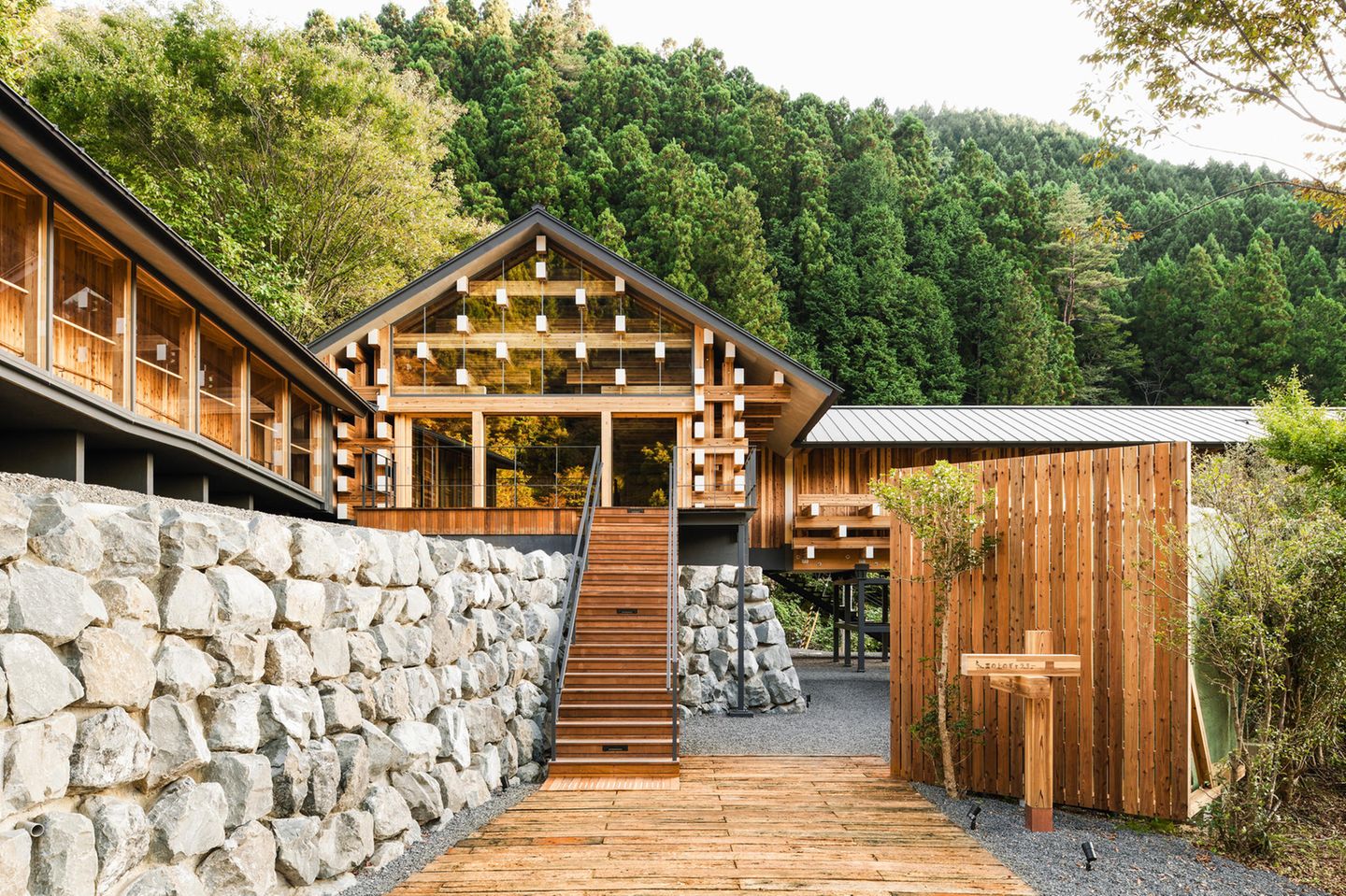 Yusuhara Wooden Bridge Museum, Yusuhara, Kochi, Japan, 2010