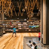 Yusuhara Community Library, Yusuhara, Kochi, Japan, 2018