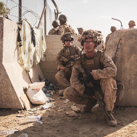 US-Soldaten am Flughafen in Kabul