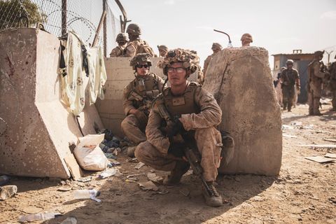 US-Soldaten am Flughafen in Kabul
