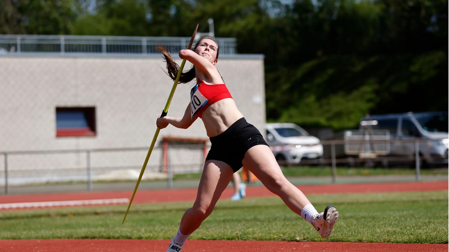 Lise Petersen, Leichtathletin, Speerwurf. Behinderung: Amputation. Die Speerwerferin ist mit 16 Jahren die jüngste im Team Deutschland.