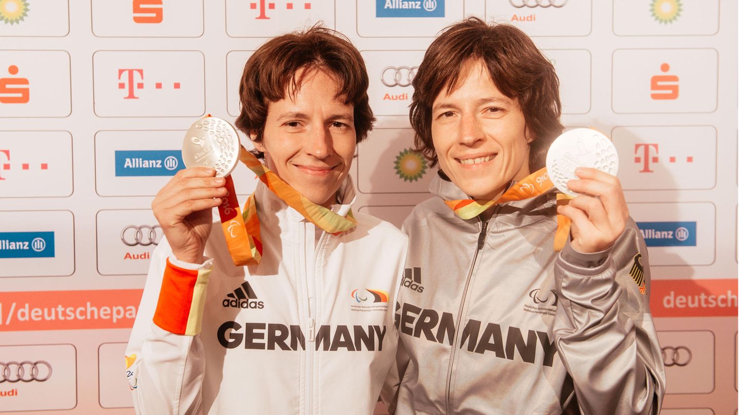 Carmen und Ramona (r.) Brussig, Judo bis 52 kg. Sehbehindert. Die Frauen aus Mecklenburg-Vorpommern sind wahrscheinlich die erfolgreichsten Sportzwillinge der Welt.