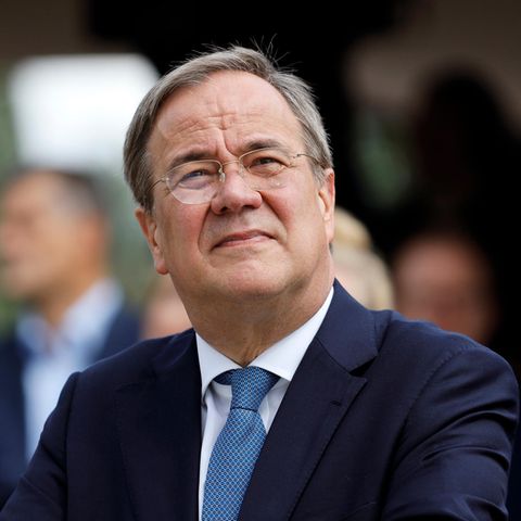Armin Laschet im Wahlkampf für die Bundestagswahl 2021.