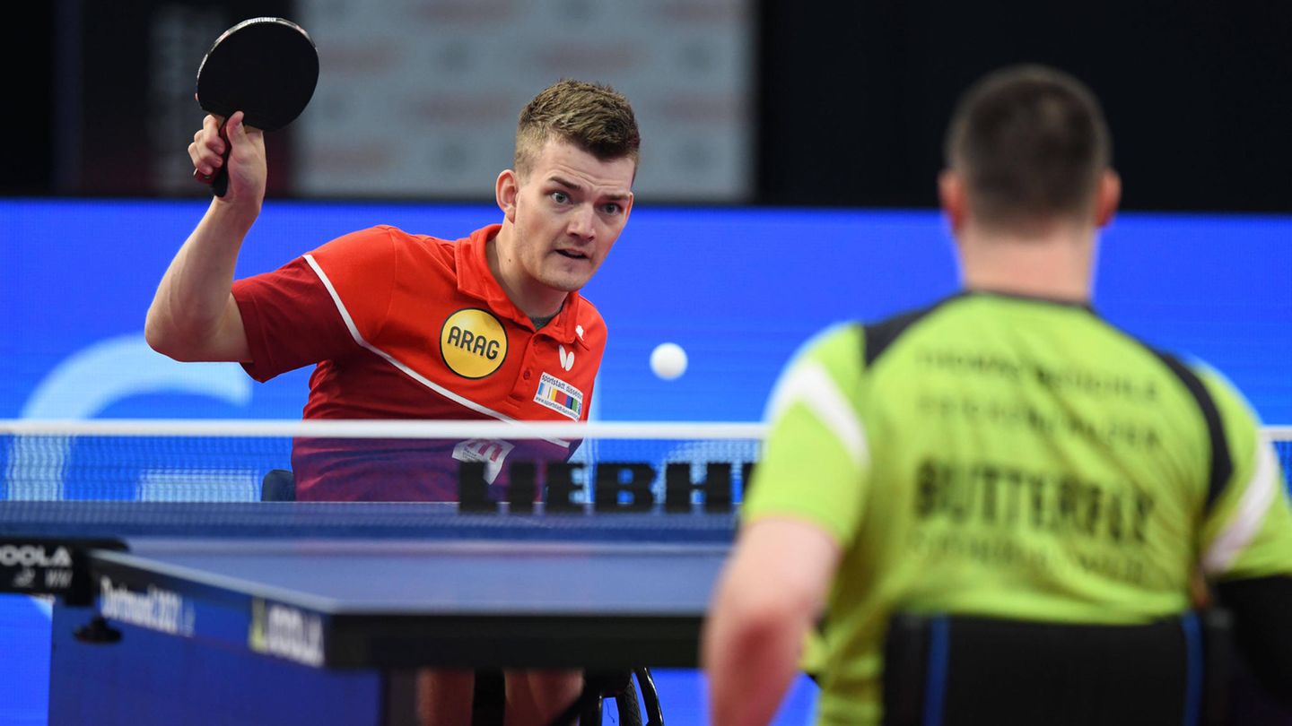 Thomas Schmidberger, Tischtennis. Behinderung: Querschnittslähmung. Der deutsche Behindertensportler des Jahres 2013 spielt wieder um eine Medaille.