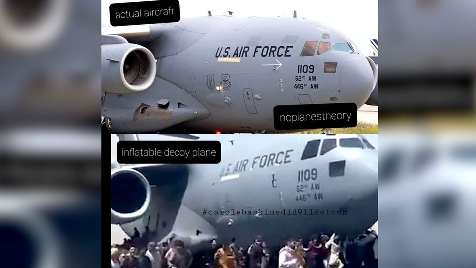 Ein US-Flugzeug in Kabul