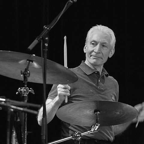Rolling Stones Schlagzeug Charlie Watts