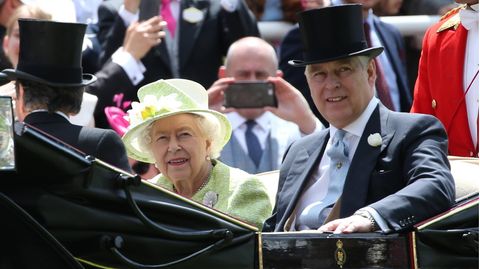 Queen Elizabeth II. und Prinz Andrew