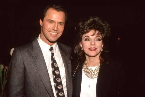 Michael Nader (l) und Joan Colins (Archivfoto)