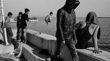 Kinder und Jugendliche aus dem Souda-Flüchtlingscamp auf der griechischen Insel Chios.