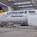 Lufthansa Airbus A350-900 mit dem Taufnamen "Braunschweig"