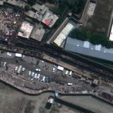 Draufsicht auf das Anschlagsgelände