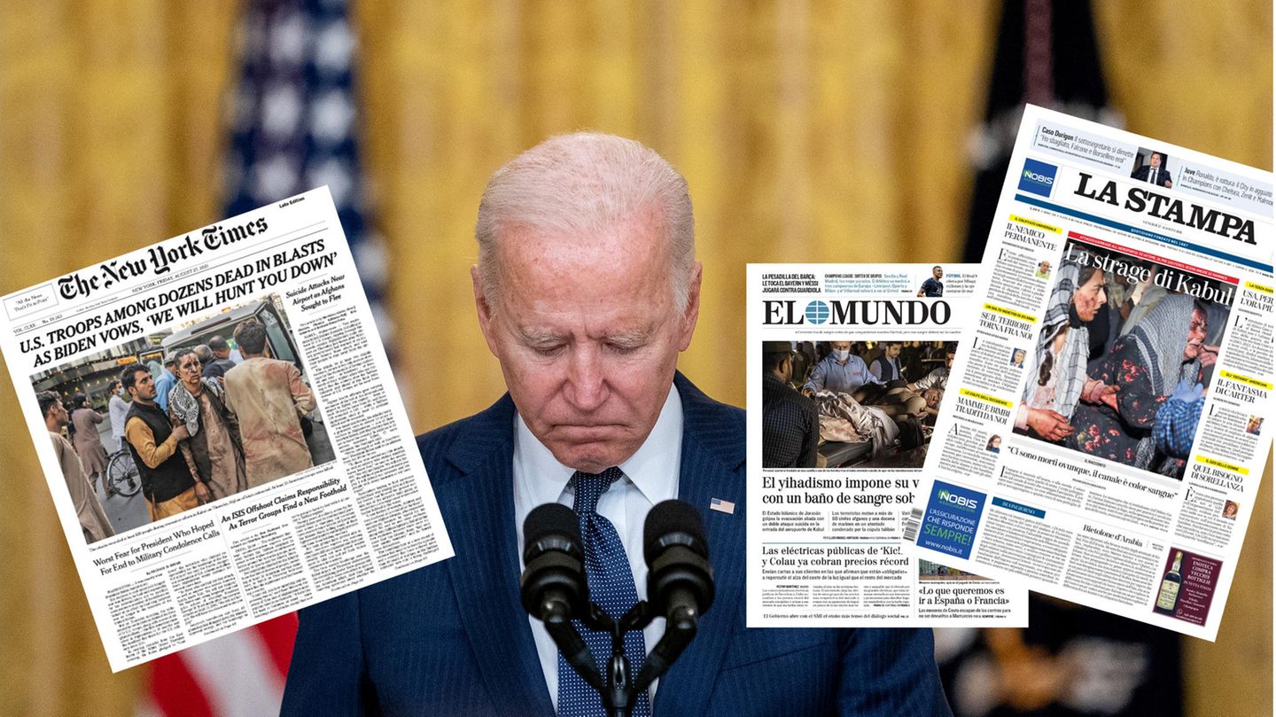 US-Präsident Joe Biden hält inne