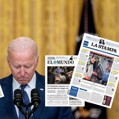 US-Präsident Joe Biden hält inne