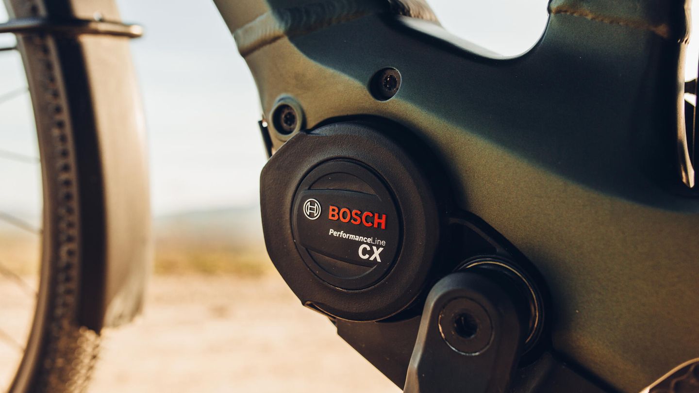 Mit dem CX-Motor ist das Rad gut ausgerüstet.