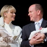 Albert, Charlène und Zwillinge