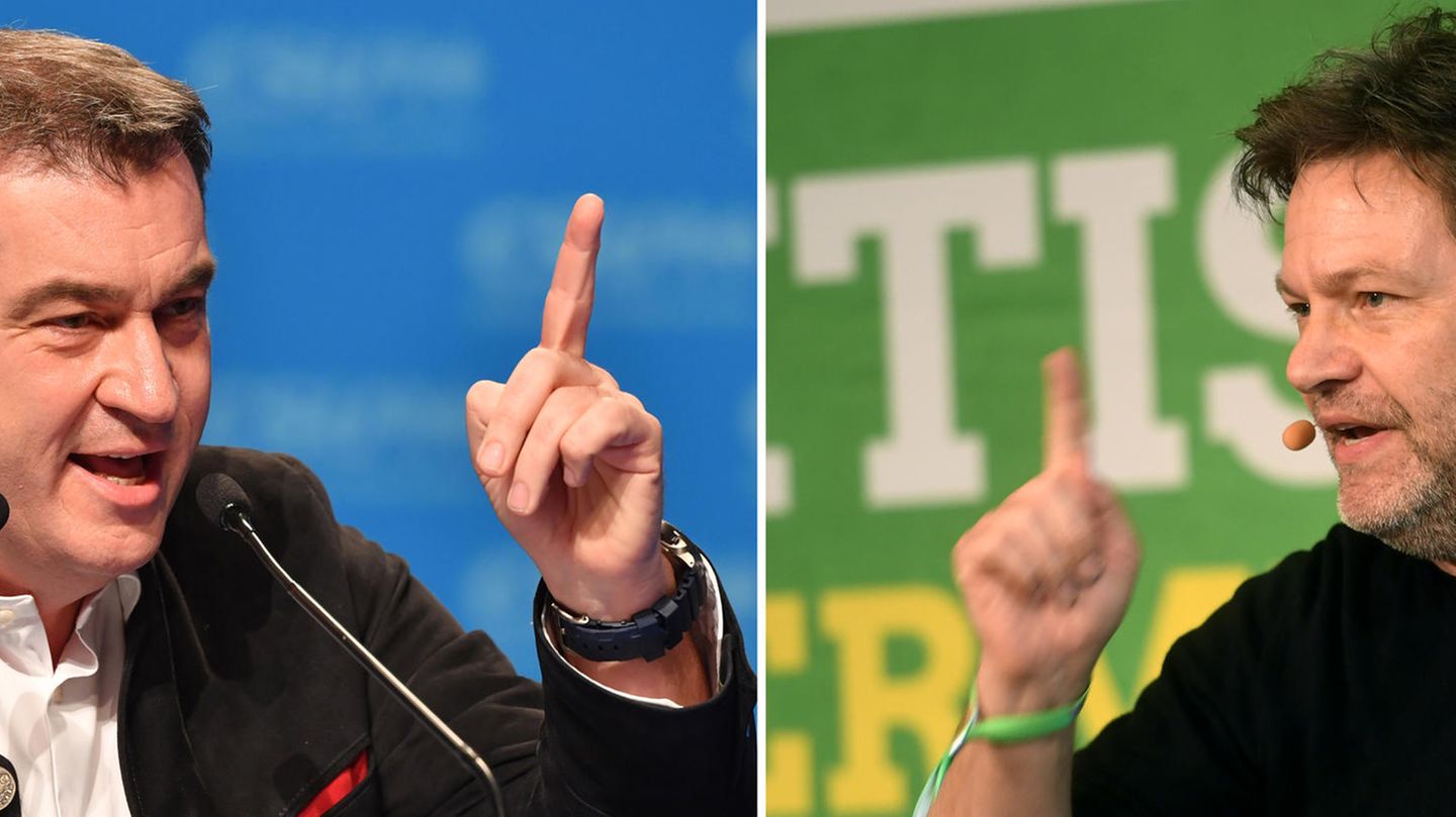 "Einzig wahre Wahlkampfdebatte": Habeck: Steuerkonzept der Union nutzt nur Reichen – Söder: Querdenker wollen anderen Staat