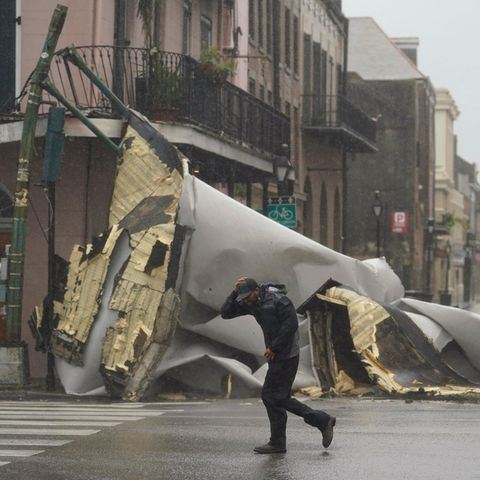 Hurrikan "Ida": Schäden in der US-Stadt New Orleans