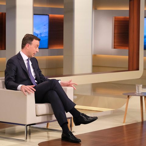 Paul Ziemiak (l., CDU), Kevin Kühnert (SPD) bei "Anne Will"