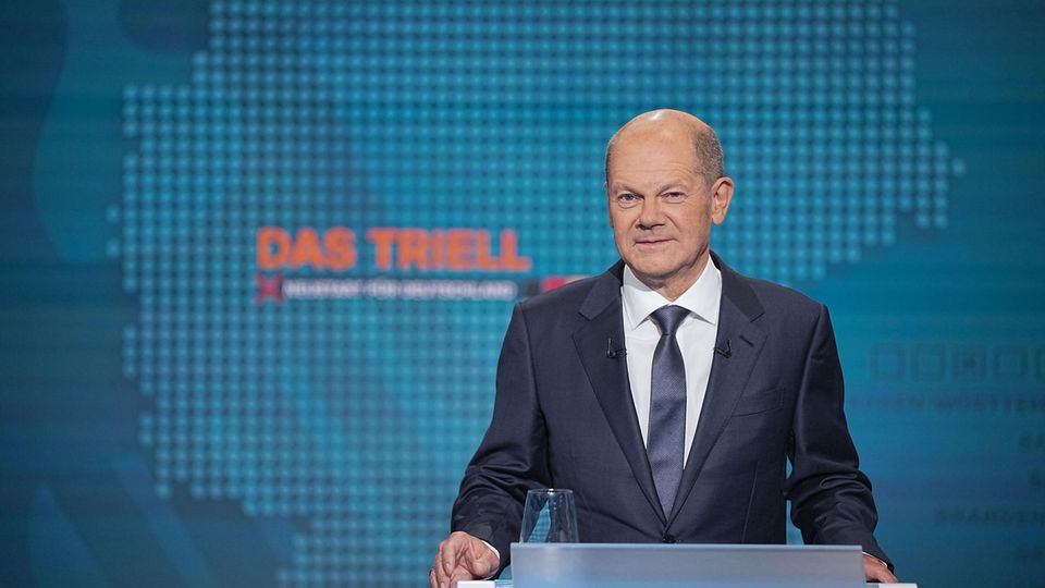 SPD im Höhenflug: Wie Olaf Scholz beim ersten TV-Triell punkten konnte