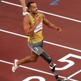 Leon Schäfer, 24 Jahre alt, Bronze im Prothesensprint