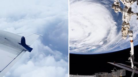Hurrikan Ida: Flugzeug fliegt ins Auge des Sturms