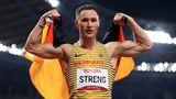 Felix Streng, 26 Jahre alt, Gold im Prothesensprint über 100 Meter und Silber über 200 Meter (T64)