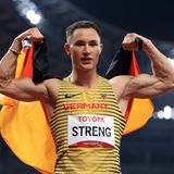 Felix Streng, 26 Jahre alt, Gold im Prothesensprint über 100 Meter und Silber über 200 Meter (T64)