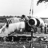 Wrack des BAC-1-11 der Fluggesellschaft Paninternational