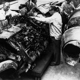 Triebwerk der abgestürzten BAC-1-11 der Fluggesellschaft Paninternational