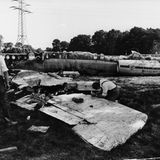 Wrack des BAC-1-11 der Fluggesellschaft Paninternational