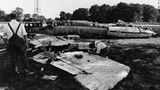 Wrack des BAC-1-11 der Fluggesellschaft Paninternational