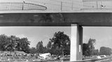 Beschädigte Autobahnbrücke bei Hasloh