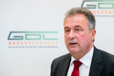 Claus Weselsky ist Vorsitzender der Gewerkschaft Deutscher Lokomotivführer (GDL)