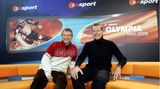 Auch im Wintersport kannte er sich aus. Zusammen mit Norbert König (l.) gehörte Poschmann zum Kommentatoren-Team für die Olympischen Winterspiele 2006 in Turin.