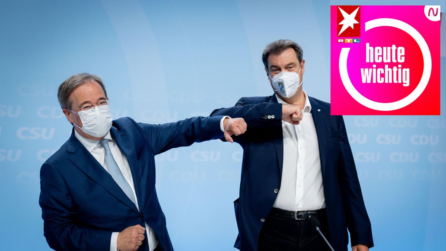 Podcast “important today”: Why Laschet and Söder are no longer a team