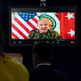 General Kenneth McKenzie, Befehlshaber des US-Zentralkommandos, verkündet das Einsatzende