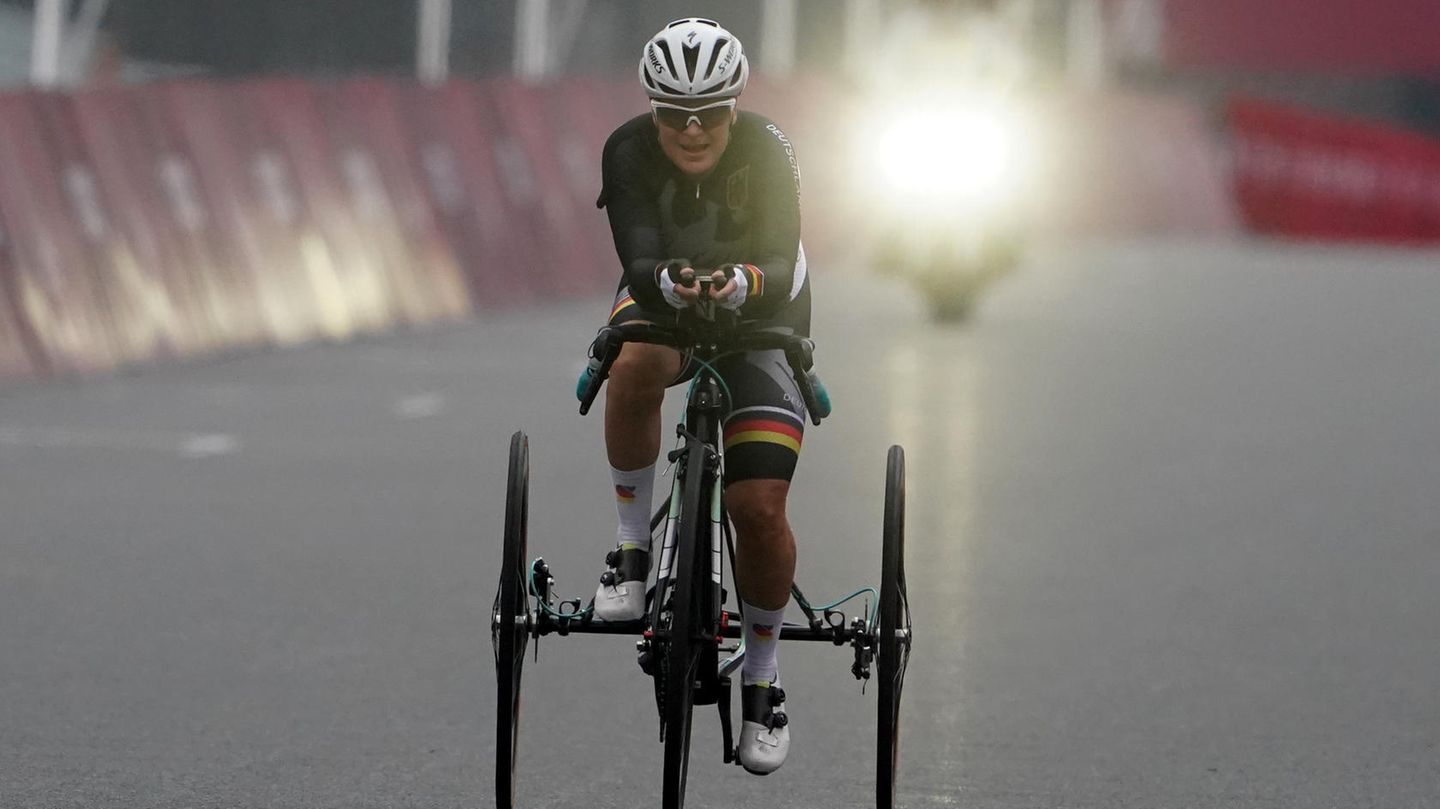Angelika Dreock-Käser, 54, Bronze im Dreirad-Einzelzeitfahren