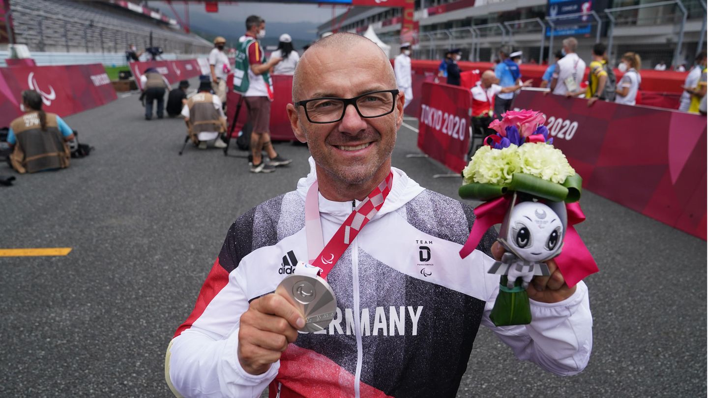 Vico Merklein, 44, Silber im Handbike-Einzelzeitfahren