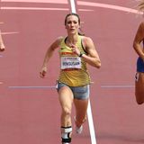 Irmgard Bensusan, 30, Silber im 200-Meter-Sprint (T64)