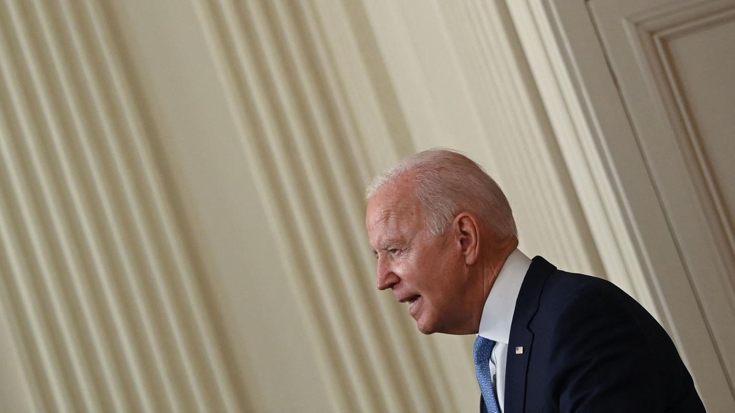 Joe Biden hält Rede