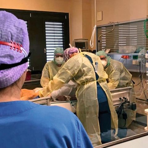 Intensivstation der Kreisklinik Groß-Gerau