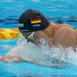 Taliso Engel, 19, Gold im 100 Meter Brustschwimmen (SB13)