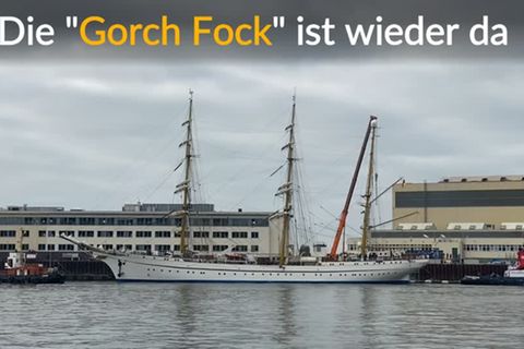 Video: Die "Gorch Fock" ist wieder da