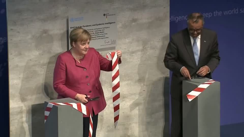 Video: Merkel weiht WHO-Pandemie-Hub in Berlin ein Video: Merkel weiht WHO-Pandemie-Hub in Berlin ein