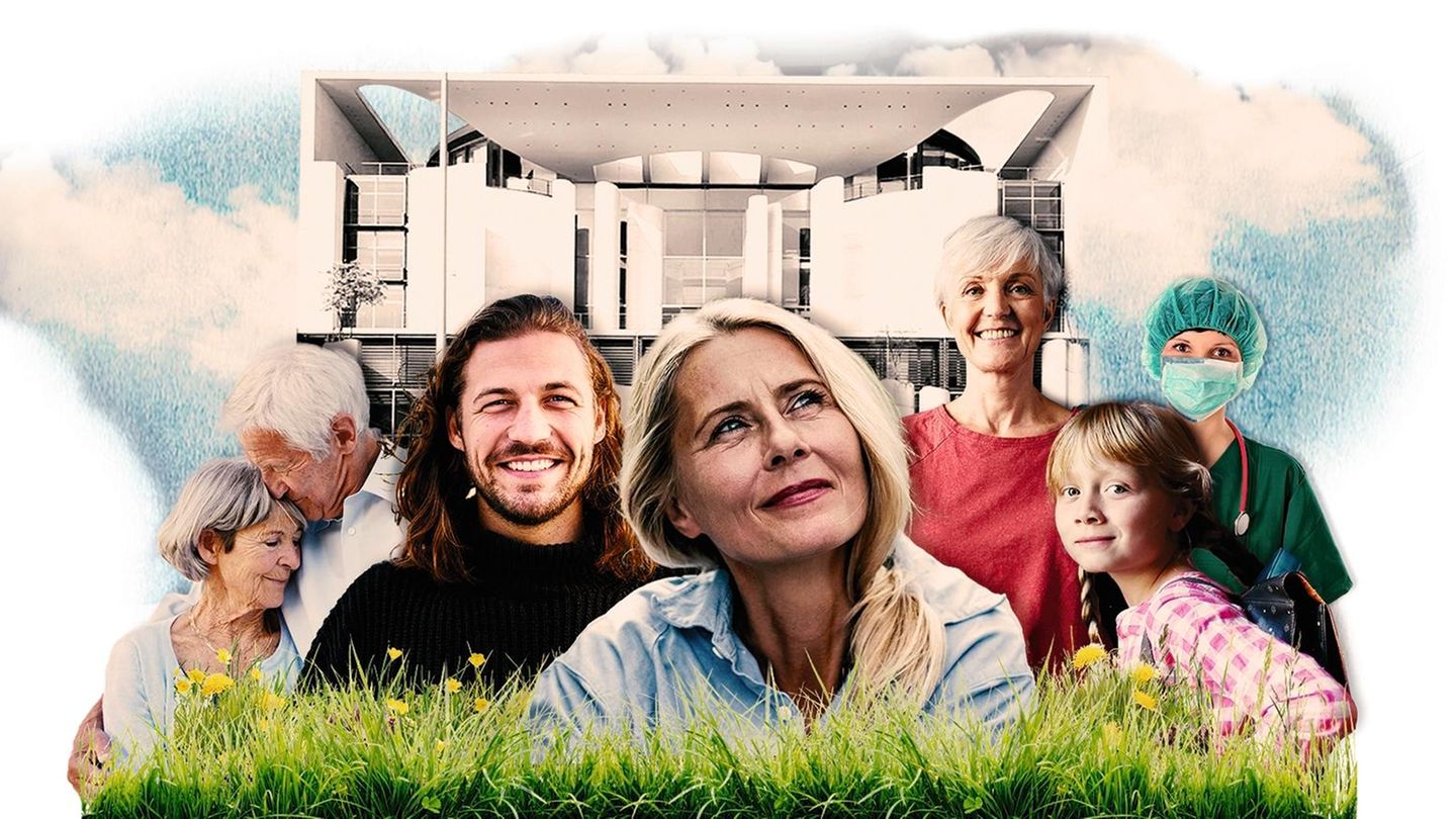 Illustration Neustart Deutschland