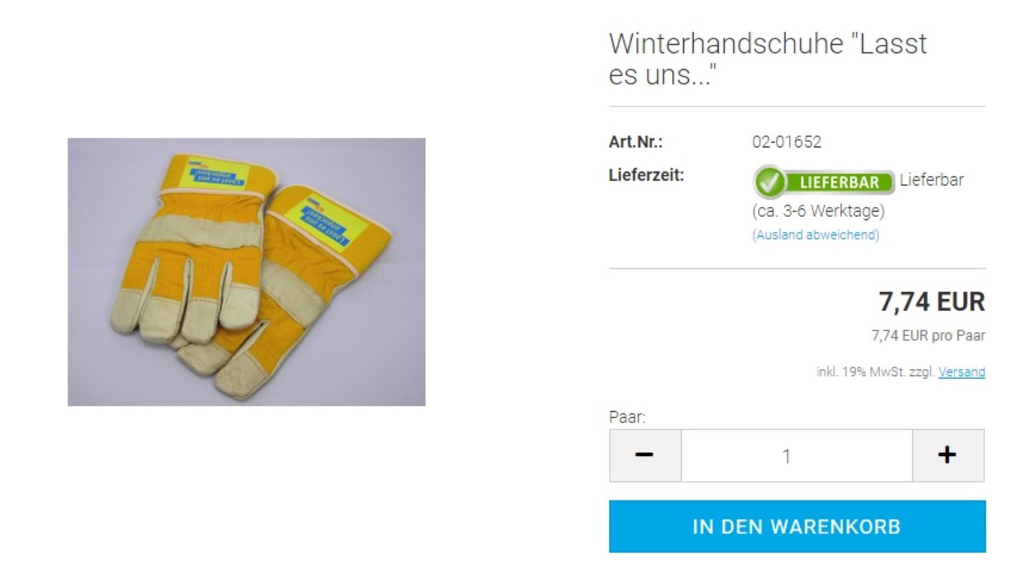 Behalten Sie den politischen Diskurs im Griff – und ihre Körpertemperatur: mit diesen Winterhandschuhen der FDP. 
