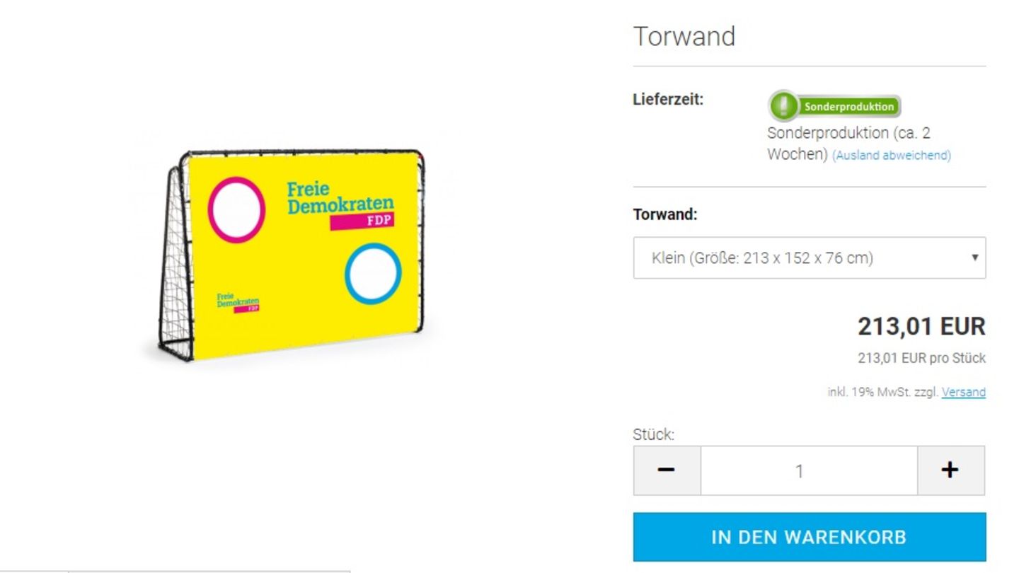 Wird die FDP wieder Teil einer Bundesregierung? Der Ball liegt in Ihrem Feld, Sie müssen nur auf die Torwand der Liberalen abziehen.