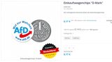 Der Euro war Ihnen schon immer suspekt? Zeigen Sie im Supermarkt, was die einzig harte Währung war: mit dem Deutsche-Mark-Einkaufschip der AfD. 