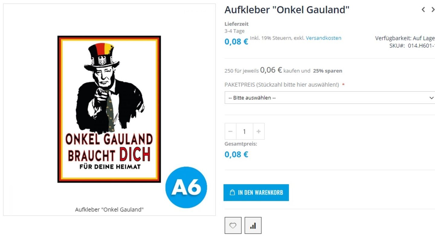 Familie kann man sich nicht aussuchen, heißt es, aber diesen Onkel schon: AfD-Ehrenmitglied Alexander Gauland fordert Sie zum Kleben auf.