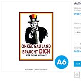 Familie kann man sich nicht aussuchen, heißt es, aber diesen Onkel schon: AfD-Ehrenmitglied Alexander Gauland fordert Sie zum Kleben auf.
